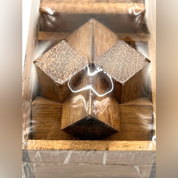 Wooden Puzzle Box Set 3 Games Challenging Brain Teasers 3D Puzzles for Adults - Picture 5 of 9